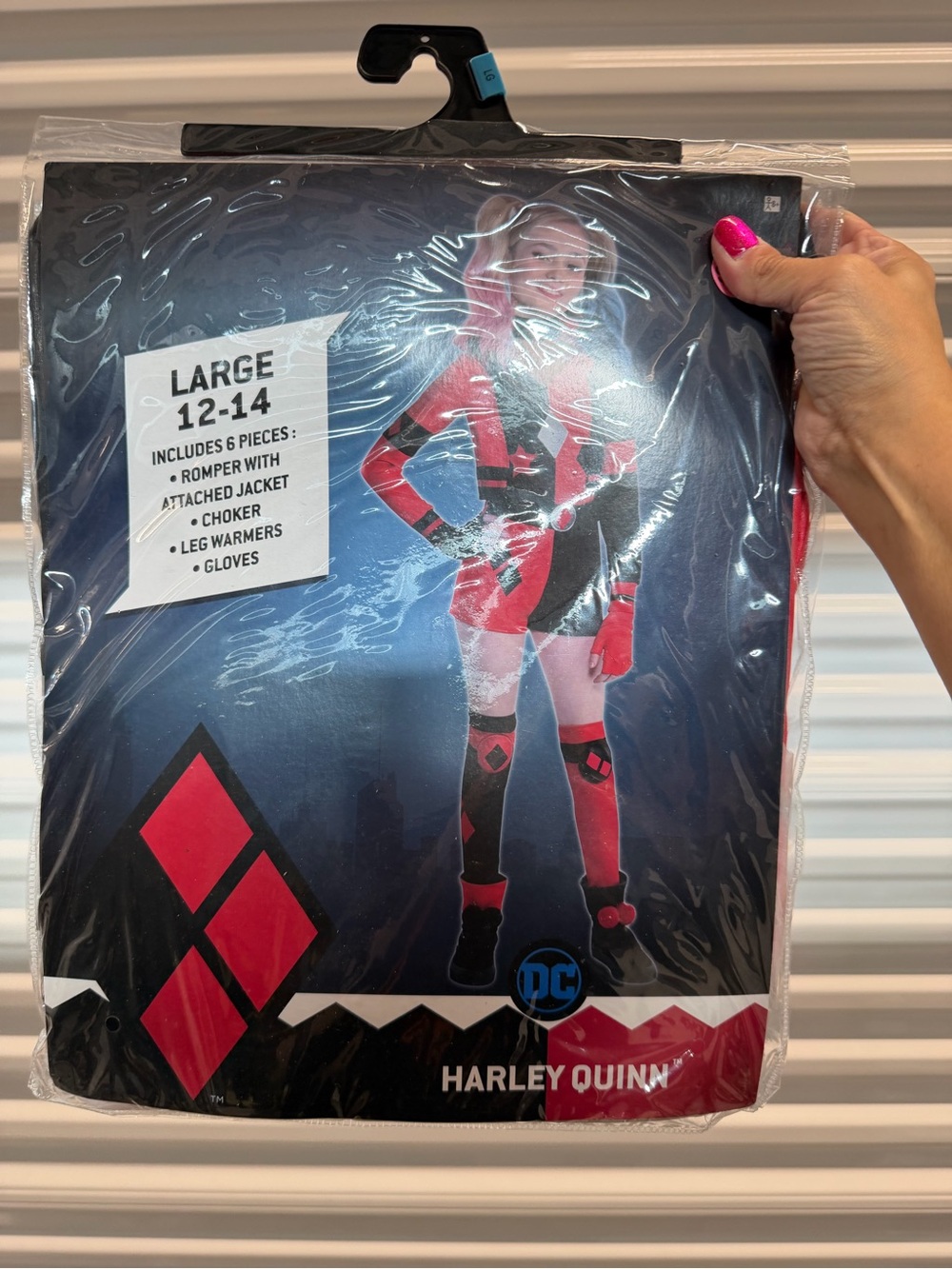 Harley Quinn Costume Packaging